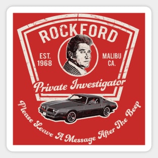 Jim Rockford Emblem Magnet